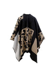 DON ALGODÓN PONCHO ESTAMPADO PRINT ANIMAL