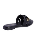 DON ALGODON SANDALIA PLANA NEGRO