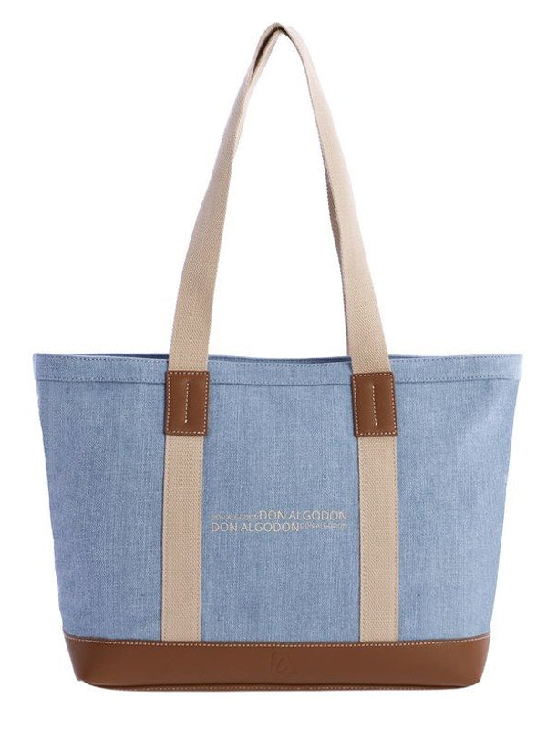 DON ALGODON SHOPPER AZUL