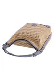 DON ALGODON SHOPPER RAFIA AZUL - TALLA ÚNICA