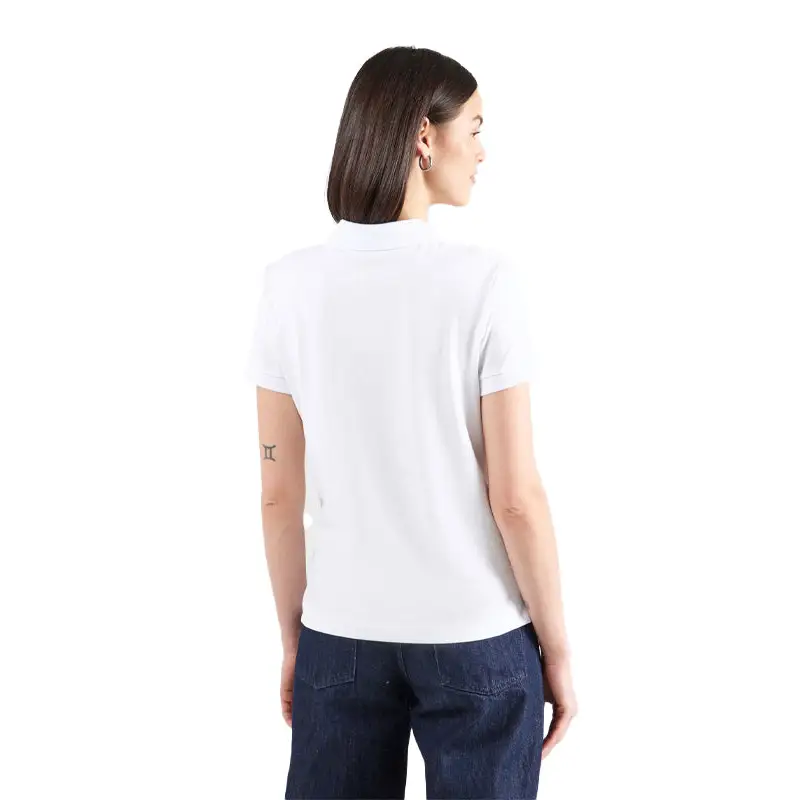 EA7 TRAIN CORE LADY W POLO SS WHITE