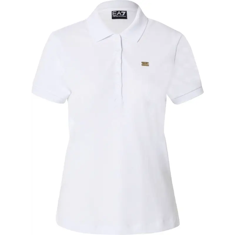 EA7 TRAIN CORE LADY W POLO SS WHITE