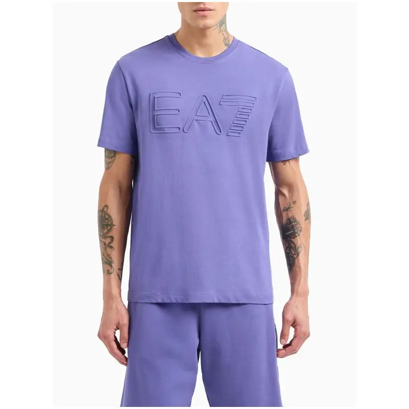 EA7 TRAIN LOGO SERIES M OVERSIZE L CORSICAN BLUE