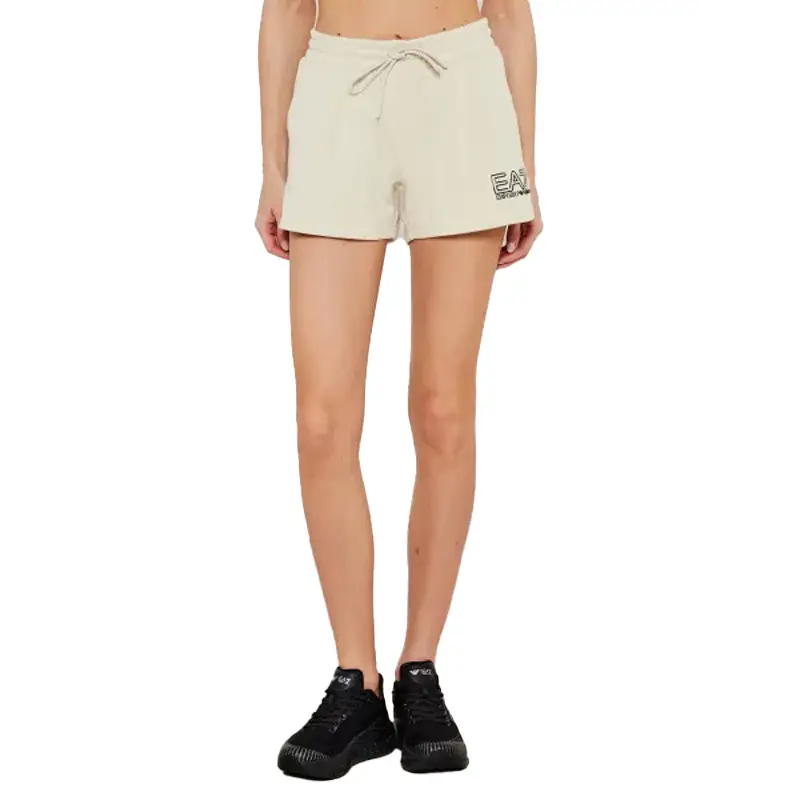 EA7 TRAIN VISIBILITY W SHORTS ALMOND MILK - textil