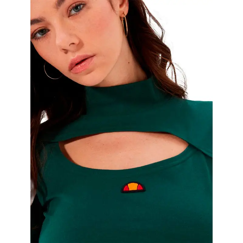 ELLESSE CAMISETA CROP LEILAH VERDE