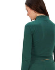 ELLESSE CAMISETA CROP LEILAH VERDE