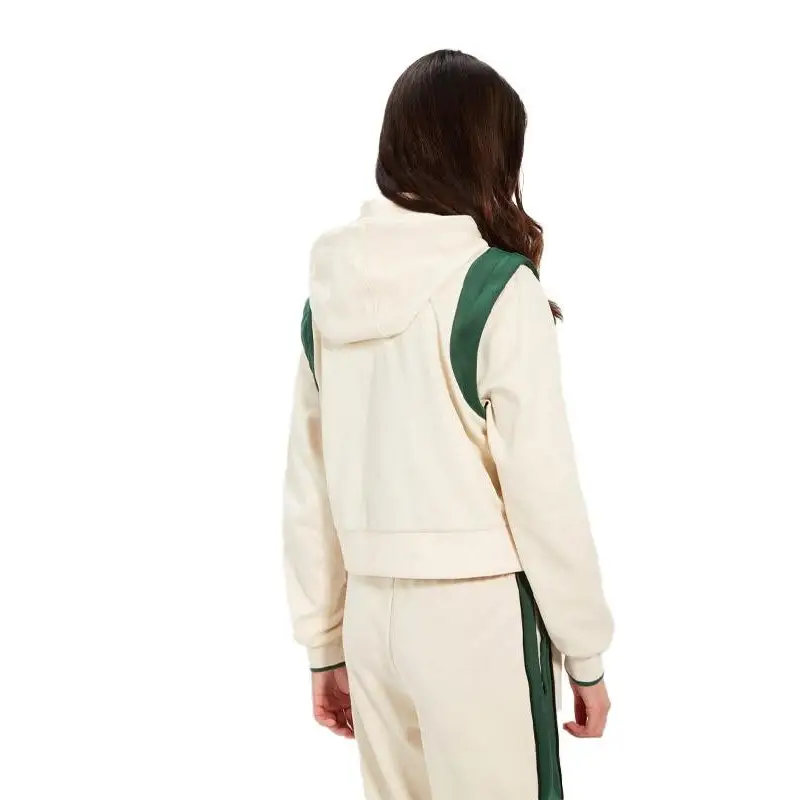 ELLESSE CHAQUETA DEPORTIVA CROP PERNA BEIGE/VERDE