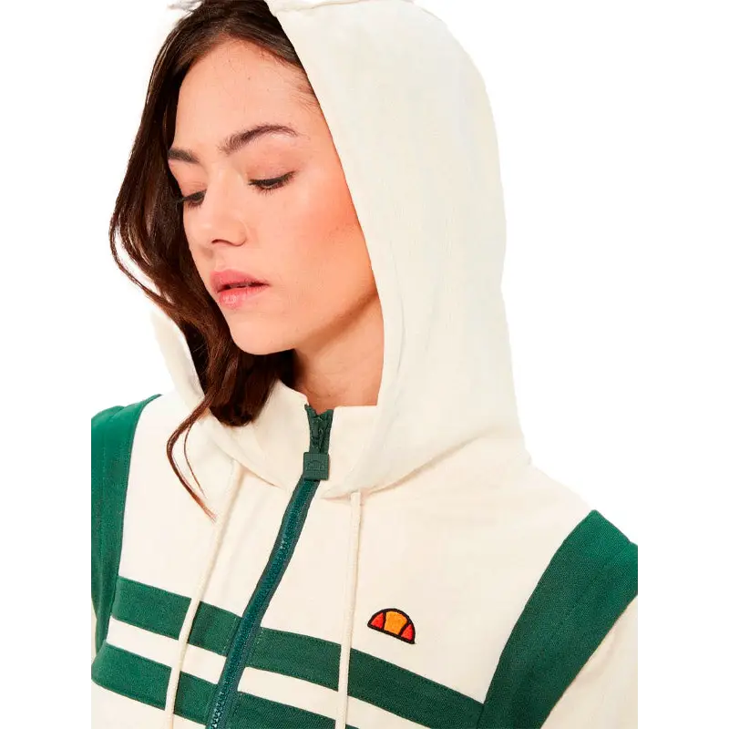 ELLESSE CHAQUETA DEPORTIVA CROP PERNA BEIGE/VERDE