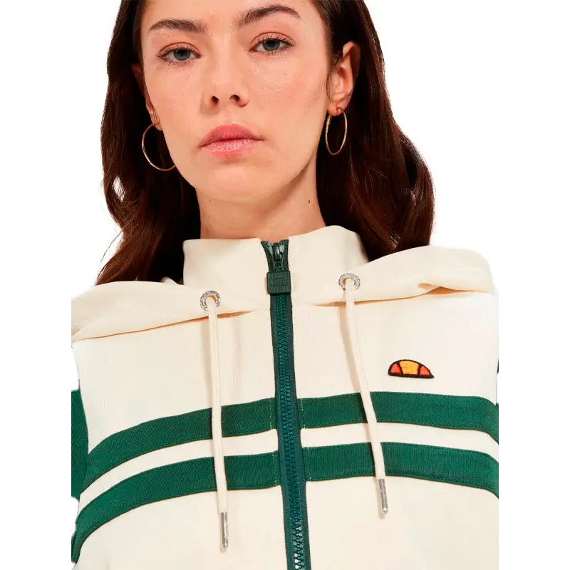 ELLESSE CHAQUETA DEPORTIVA CROP PERNA BEIGE/VERDE
