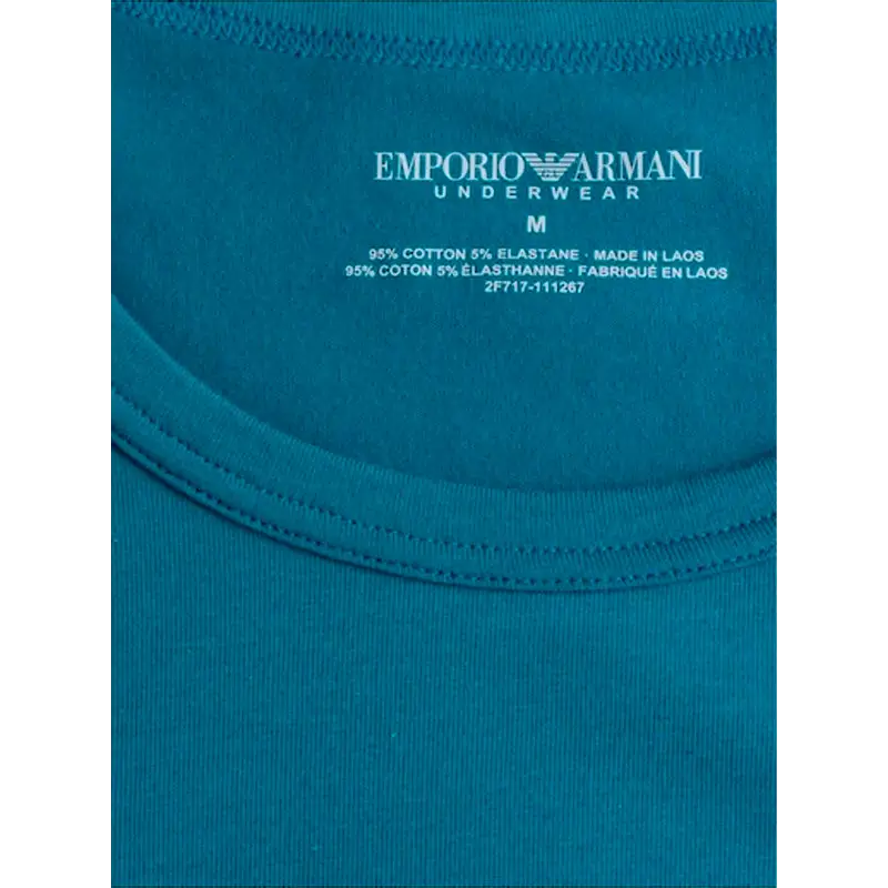 EMPORIO ARMANI 2 PACK T-SHIRT MARINE/TOPAZIO