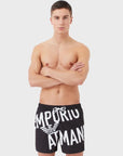 EMPORIO ARMANI BOXER BEACHWEAR NERO