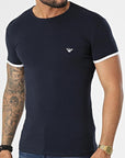 EMPORIO ARMANI CAMISETA BASICA NEGRA