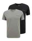 EMPORIO ARMANI CAMISETAS 2 PACK NEGRO Y VERDE