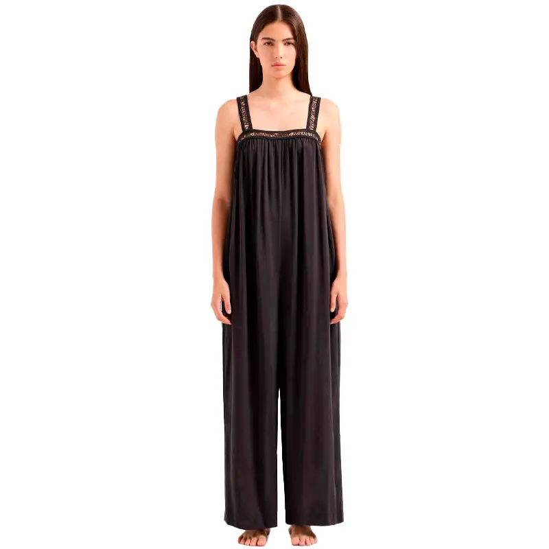 EMPORIO ARMANI LADIES WOVEN JUMPER NEGRO