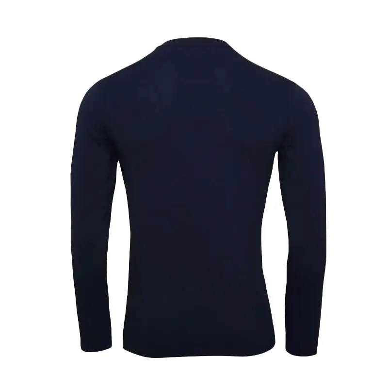 EMPORIO ARMANI PRINTED LOGO LONG SLEEVE T-SHIRT AZ - textil