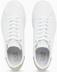 EMPORIO ARMANI SNEAKER CLASSIC CC MFA WHITE ROASTE