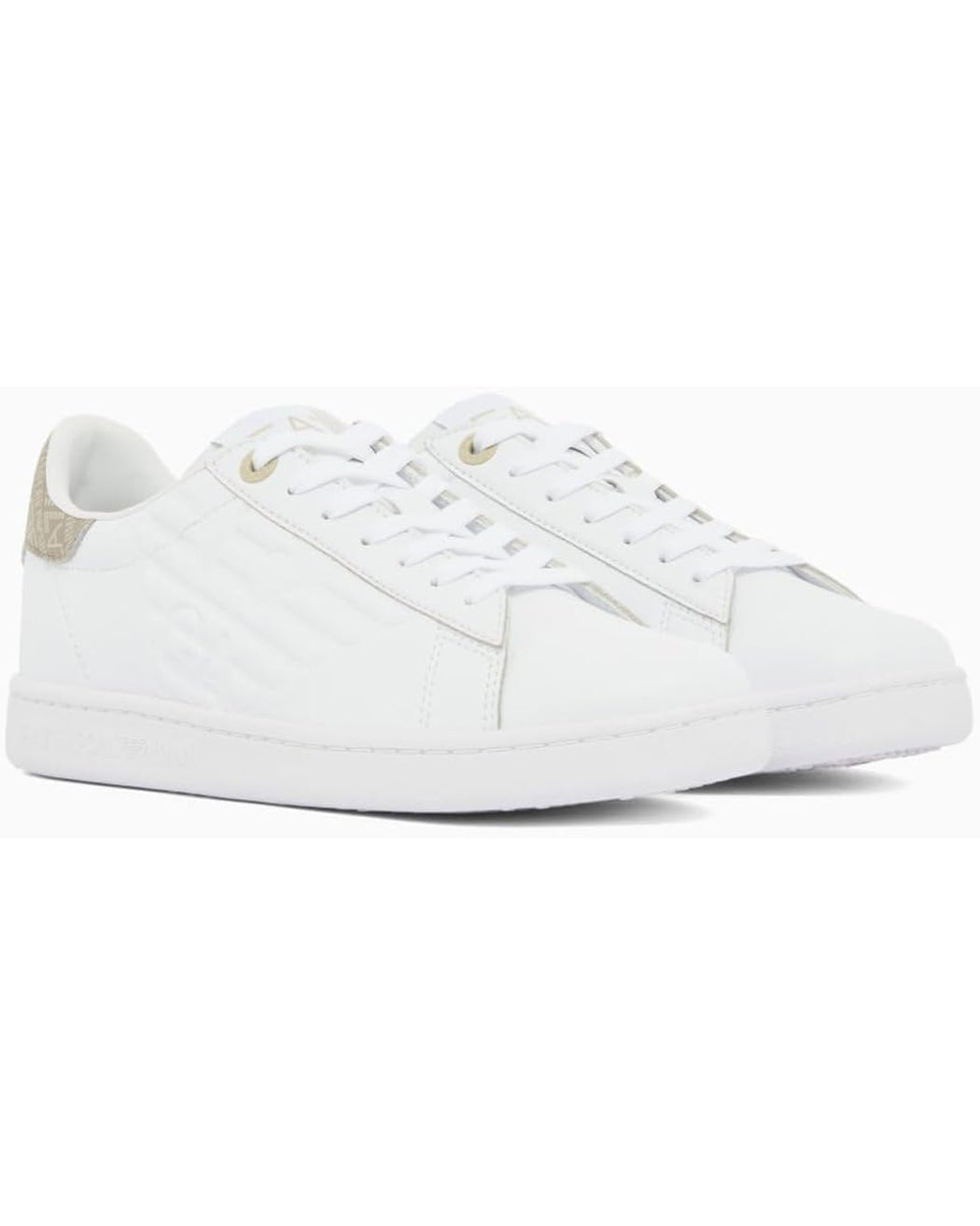EMPORIO ARMANI SNEAKER CLASSIC CC MFA WHITE ROASTE