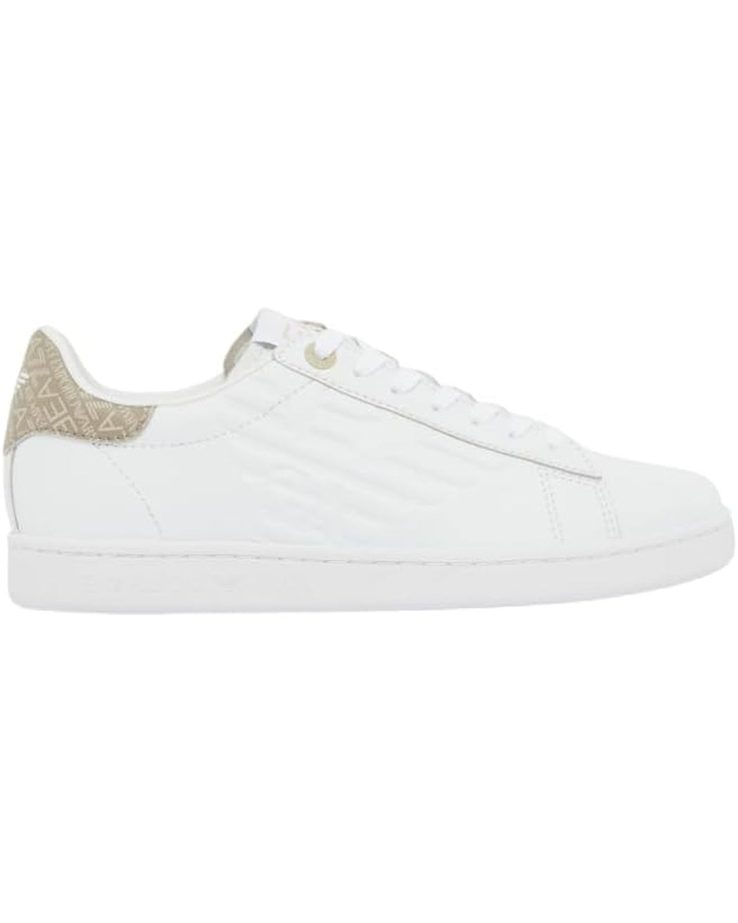 EMPORIO ARMANI SNEAKER CLASSIC CC MFA WHITE ROASTE