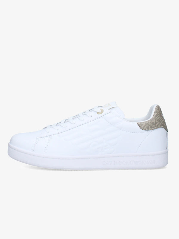 EMPORIO ARMANI SNEAKER CLASSIC CC MFA WHITE ROASTE
