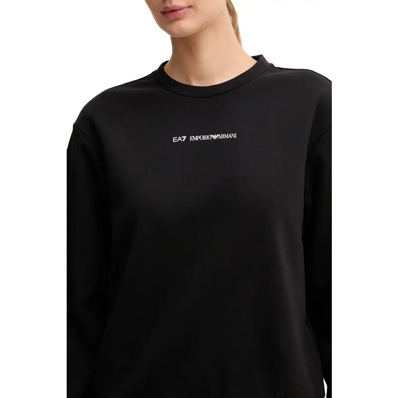 EMPORIO ARMANI SWEATSHIRT BLACK - textil