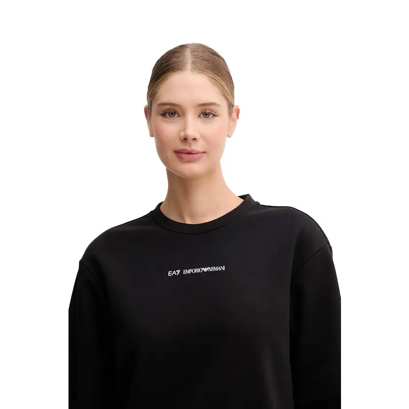 EMPORIO ARMANI SWEATSHIRT BLACK - textil