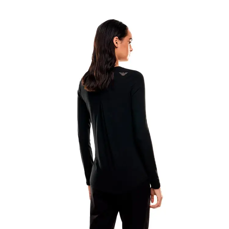 EMPORIO ARMANI T-SHIRT BLACK - textil