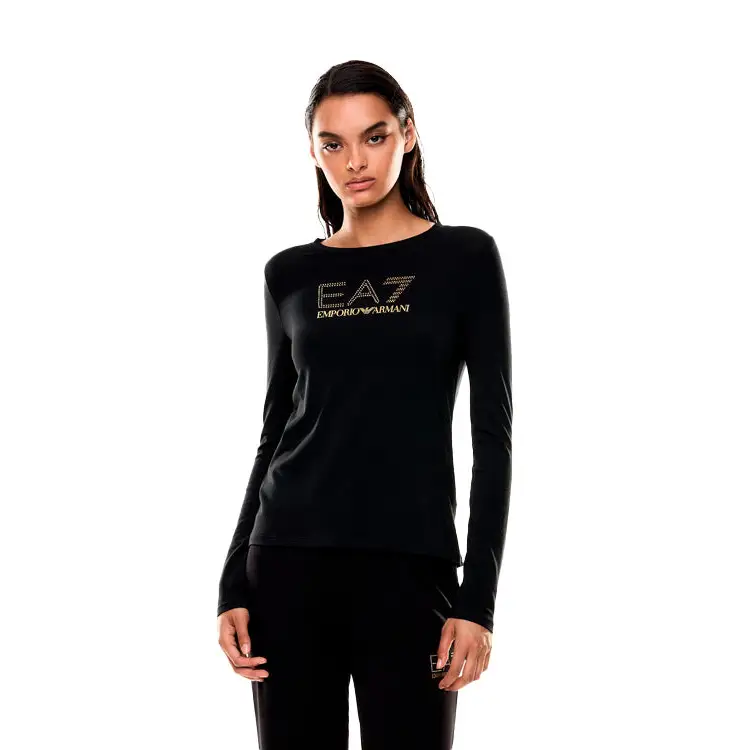 EMPORIO ARMANI T-SHIRT BLACK - textil