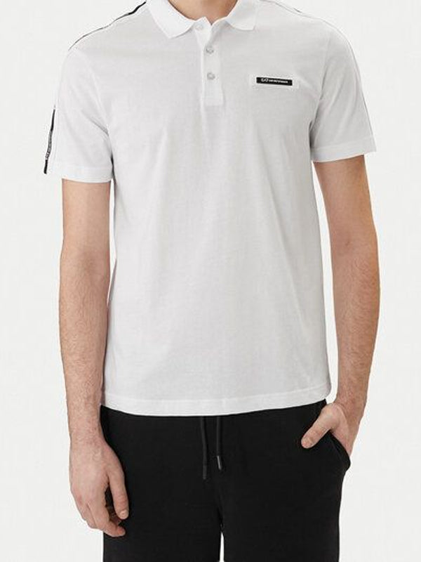 EMPORIO ARMANI TRAIN LOGO SERIES M TAPE POLO