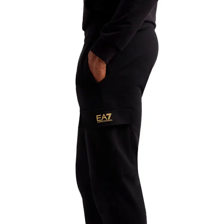 EMPORIO ARMANI TROUSER BLACK - textil