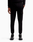EMPORIO ARMANI TROUSER BLACK - textil