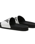 EMPORIO ARMANI UNISEX SLIDERS WHITE