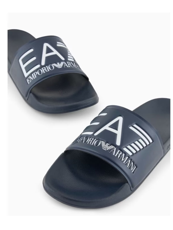 EMPORIO ARMANI WATER SPORTS VISIBILITY SLIPPE NAVY