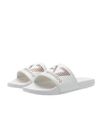 EMPORIO ARMANI WATER SPORTS VISIBILITY SLIPPE WHITE ROSE GOLD
