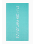 EMPORIO ARMANI WOVEN TOWEL CELESTE - TALLA ÚNICA