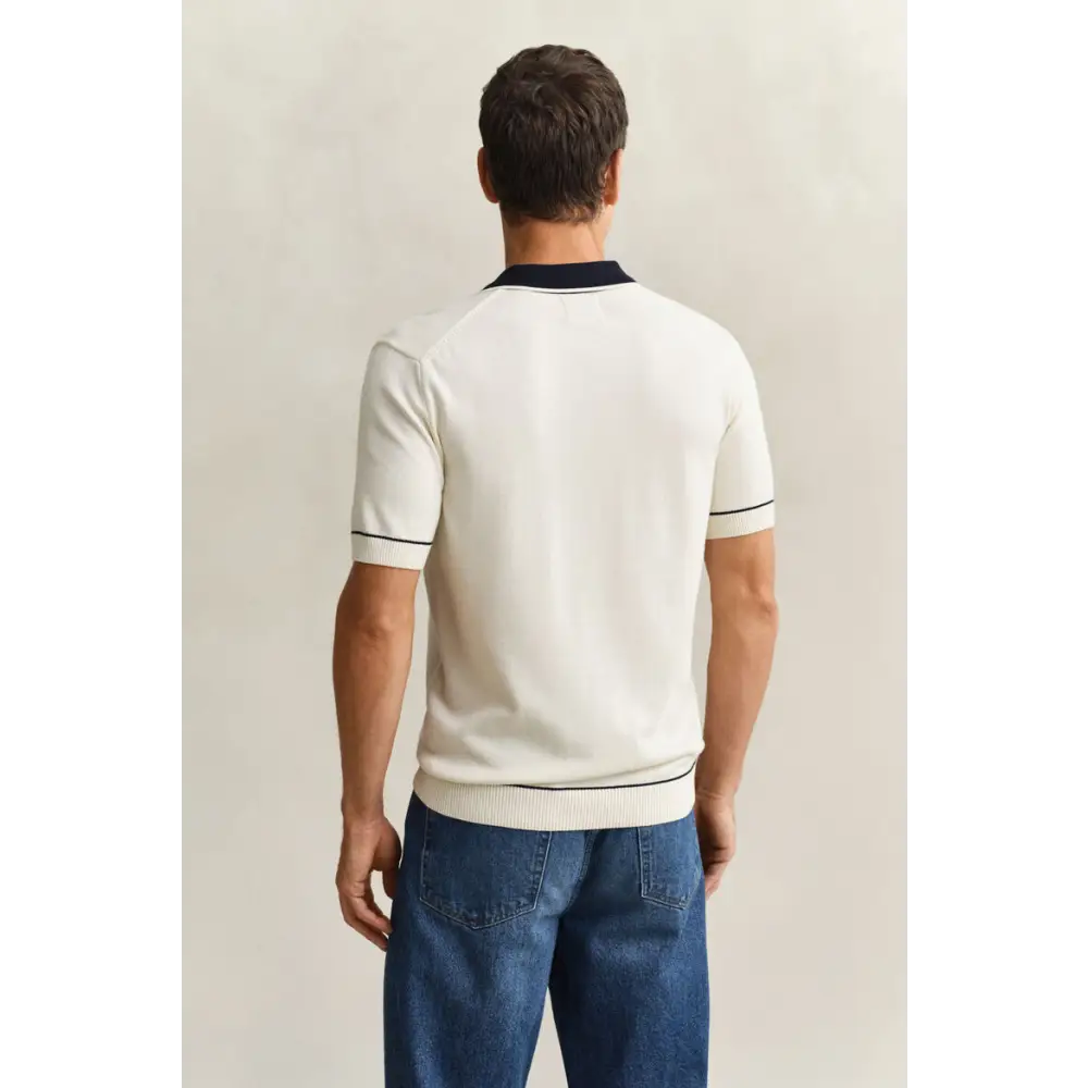 GANT COTTON MODAL POLO CREAM