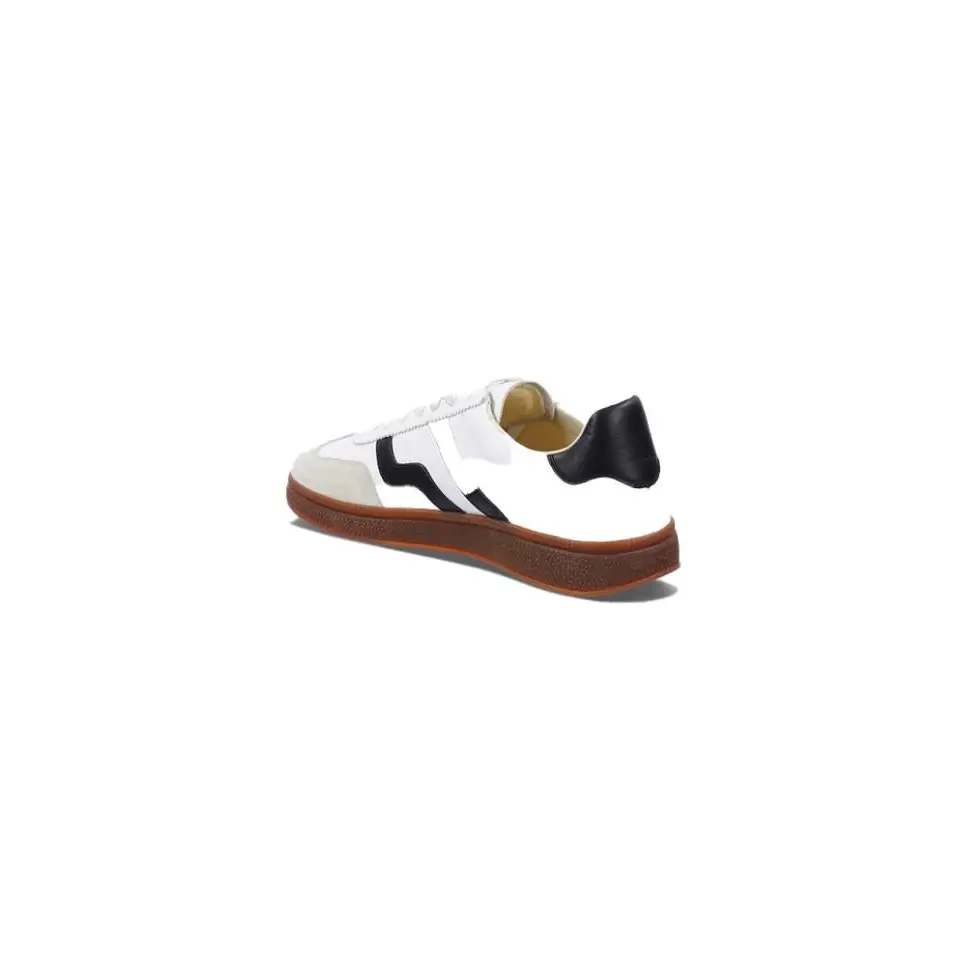 GANT CUZMO COW LEATHER WHITE/MARINE - textil