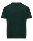 GANT G BADGE T-SHIRT TARTAN GREEN - textil
