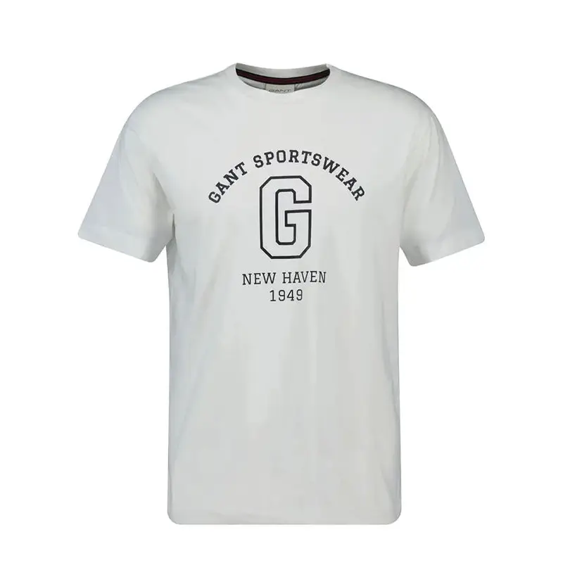 GANT GRAPHIC SS T-SHIRT EGGSHELL