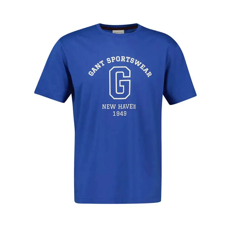 GANT GRAPHIC SS T SHIRT EVENING BLUE