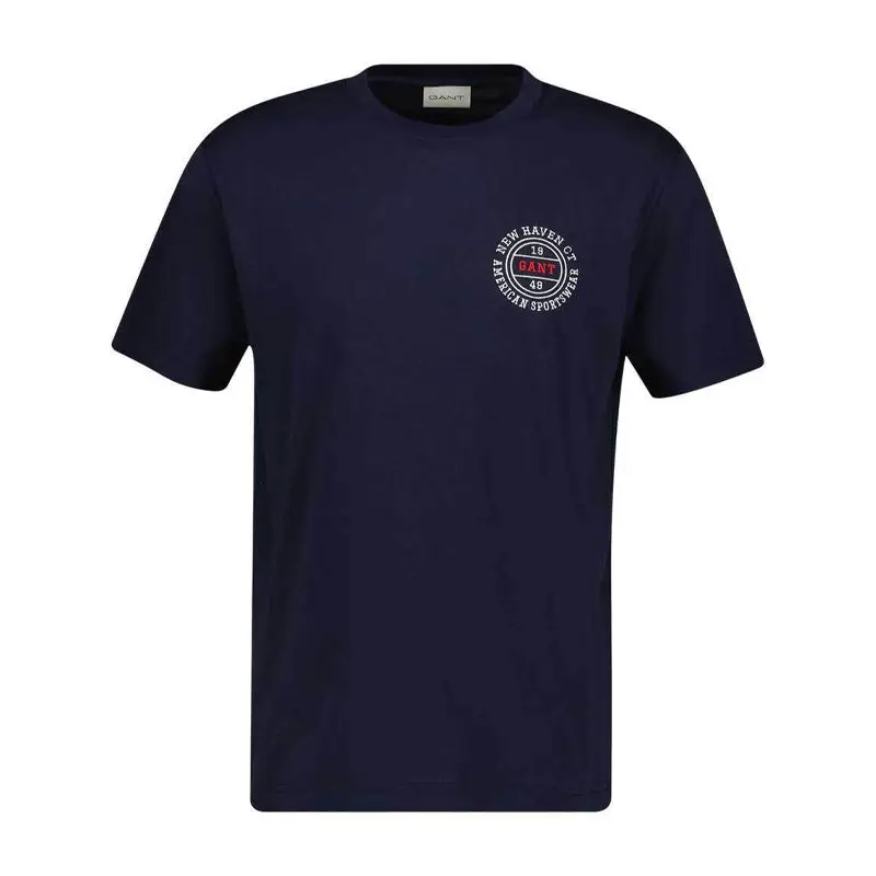 GANT GRAPHIC SS TSHIRT EVENING BLUE