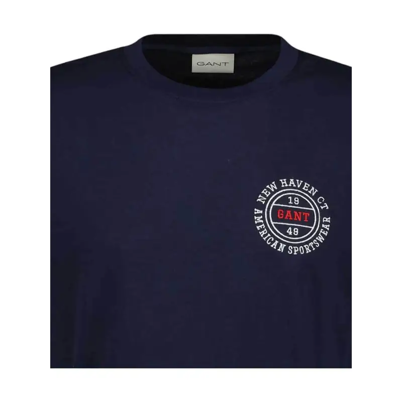 GANT GRAPHIC SS TSHIRT EVENING BLUE