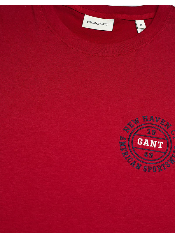 GANT GRAPHIC SS TSHIRT RUBY RED