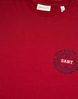 GANT GRAPHIC SS TSHIRT RUBY RED
