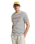 GANT GRAPHIC STRIPED SS T-SHIRT CREAM