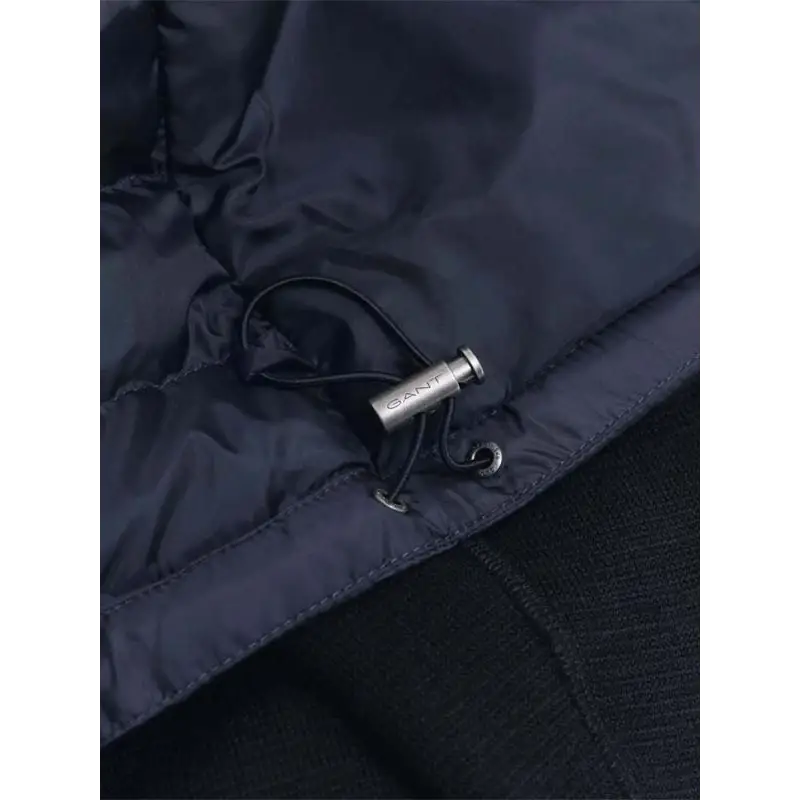 GANT MIXED MEDIA JACKET EVENING BLUE - textil