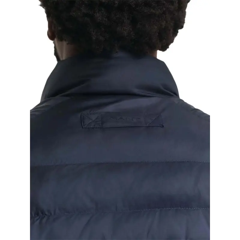 GANT MIXED MEDIA JACKET EVENING BLUE - textil