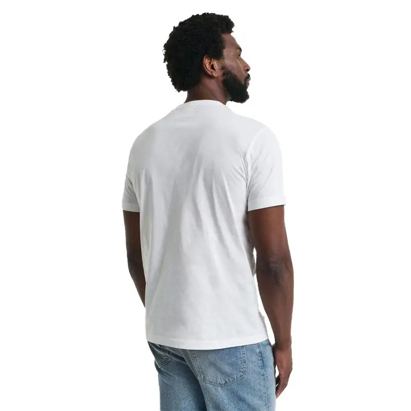 GANT PRINTED GRAPHIC SS T-SHIRT EGGSHELL