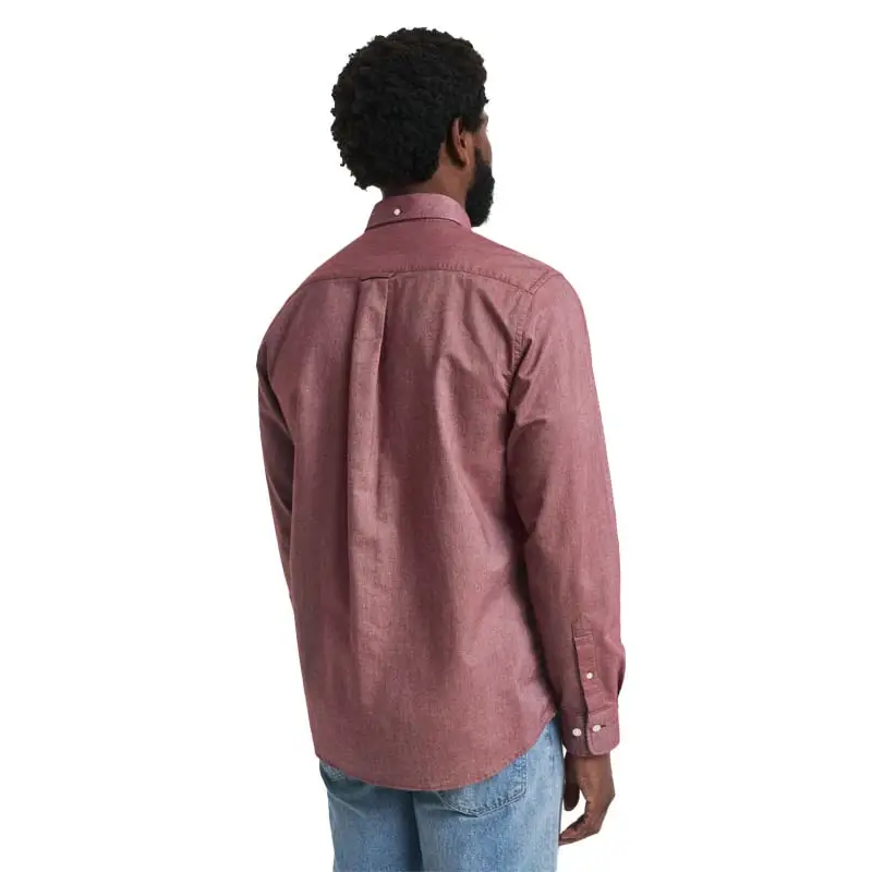 GANT REG CLASSIC OXFORD SHIRT PLUMPED RED - textil