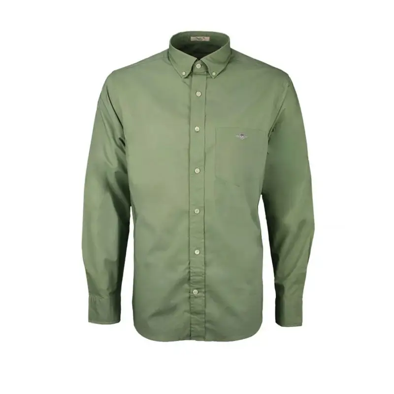 GANT REG CLASSIC POPLIN SHIRT KALAMATA GREEN