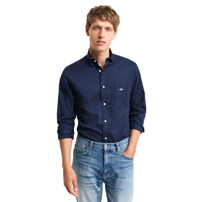 GANT REGULAR CLASSIC OXFRD SHIRT AZUL MARINO